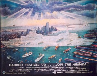 a poster of a harbor festival