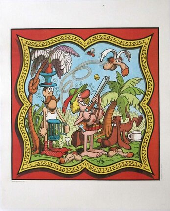 a poster of a cartoon