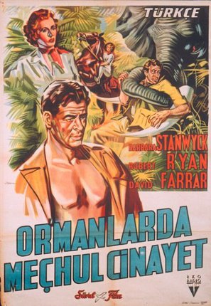 a movie poster with a man and a woman