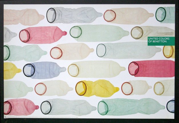 a poster of condoms