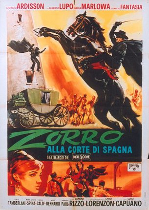 a movie poster with a horse drawn carriage and people