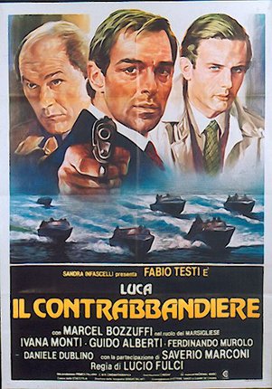 a movie poster of men holding a gun