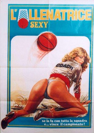 a poster of a woman playing basketball