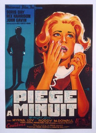 a movie poster of a woman on the phone