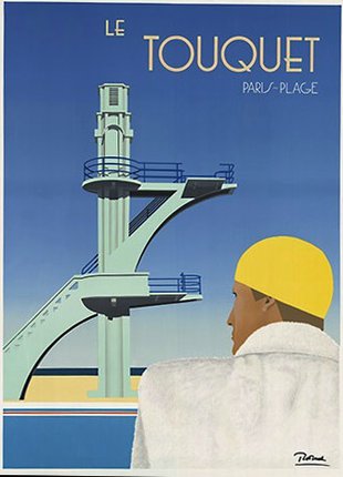 a man in a white coat and yellow hat looking at a tower