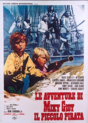 a movie poster of two boys holding guns