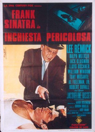 a movie poster with a man shooting a gun
