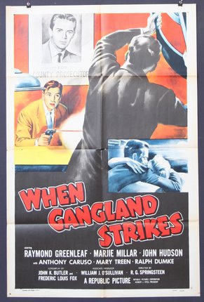 a movie poster of a man pointing at another man