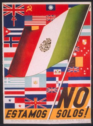 a poster with flags and a flag