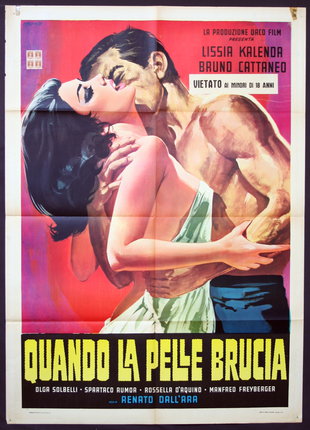 a movie poster of a man and woman hugging