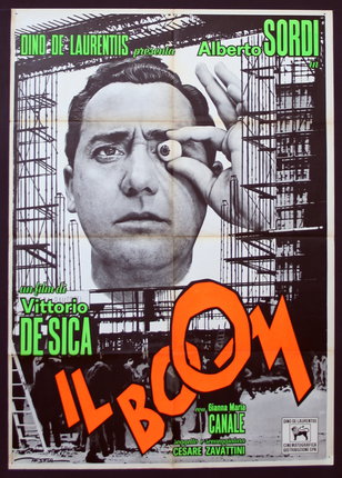 a movie poster of a man with an eyeball