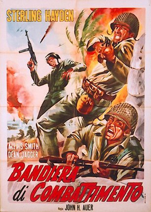 a movie poster of soldiers fighting