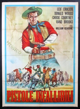 a movie poster of a man holding a gun