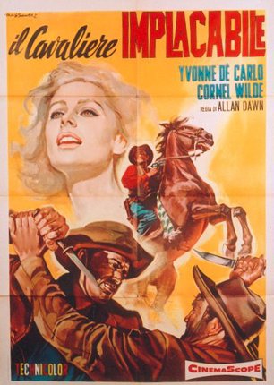 a movie poster with a woman on a horse