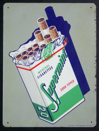 a close-up of a cigarette box