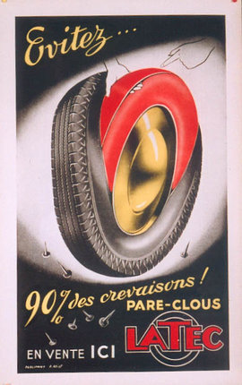a poster of a tire