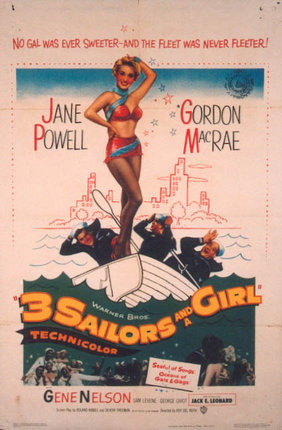 a movie poster of a woman on a boat