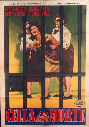 a poster of a woman being arrested