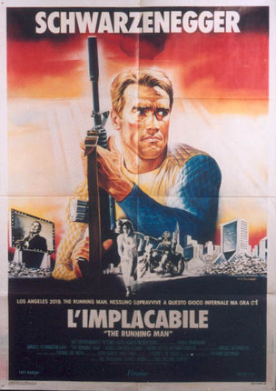 a movie poster of a man holding a rifle