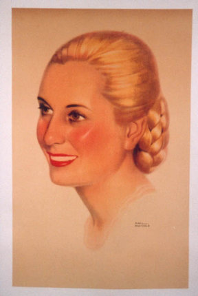 a woman with braided hair