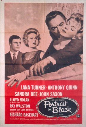 a movie poster of a man hugging a woman