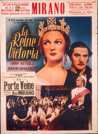a movie poster with a man and a woman in a crown