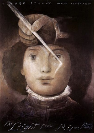 a painting of a child with a scalpel
