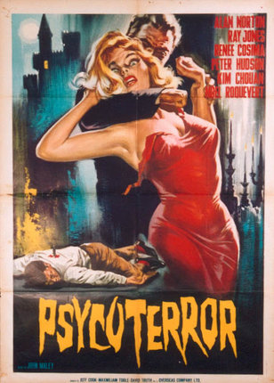 a movie poster of a woman holding a bat