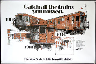 an advertisement for a train