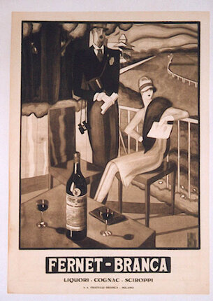 a poster of a man and woman