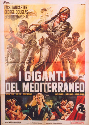 a movie poster with soldiers holding guns