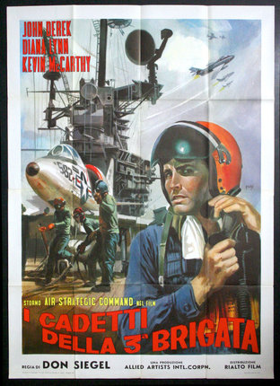 a poster of a man in a helmet