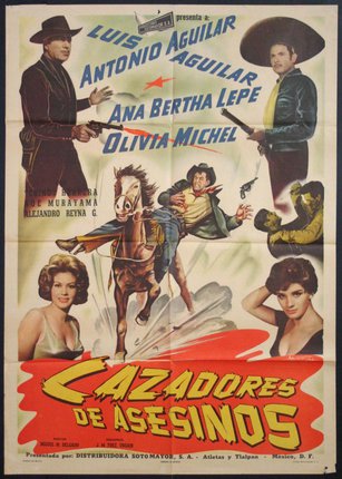 a movie poster with a man on a horse