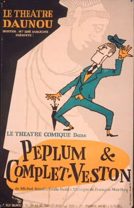 a poster for a play