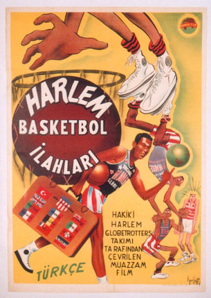 a poster of basketball players
