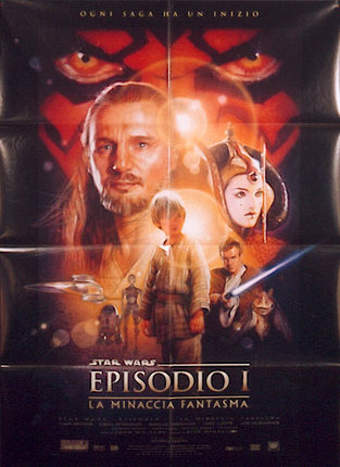 a movie poster with a child and a man