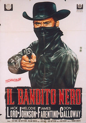 a poster of a man pointing a gun