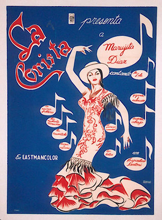 a poster of a woman dancing