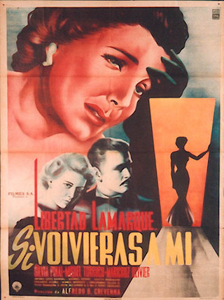 a movie poster with a woman and a man