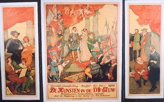 a group of posters on a wall