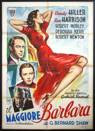 a movie poster with a woman in a red dress