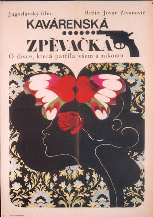 a book cover with a woman's head and a rose