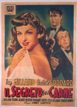 a movie poster of a woman and a man