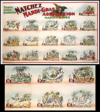 a poster of a parade