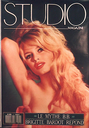 a woman with long blonde hair on a magazine cover
