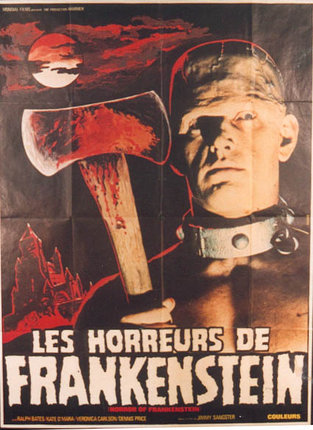 a poster of a man with an ax