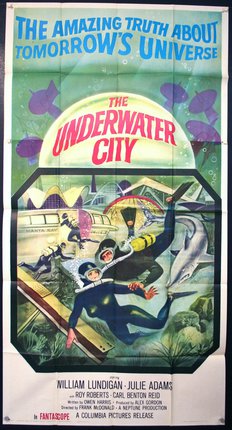a movie poster of a diver