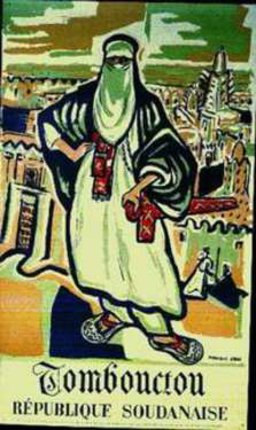 a painting of a man in a white robe
