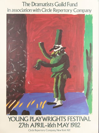 a painting of a man in green and a tall hat