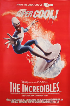 a movie poster of a man surfing